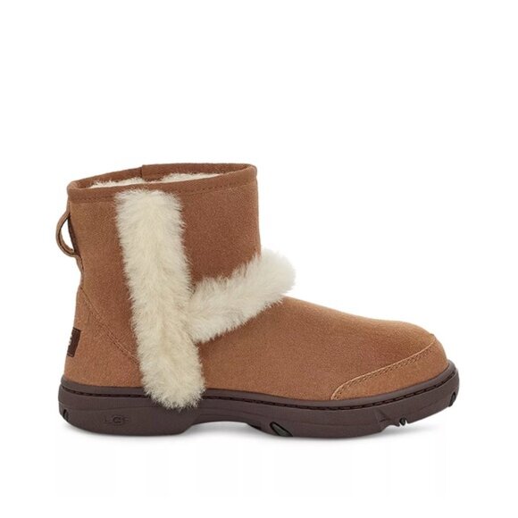 UGG® Women's Sunburst Mini Shearling Booties - Picture 5 of 7